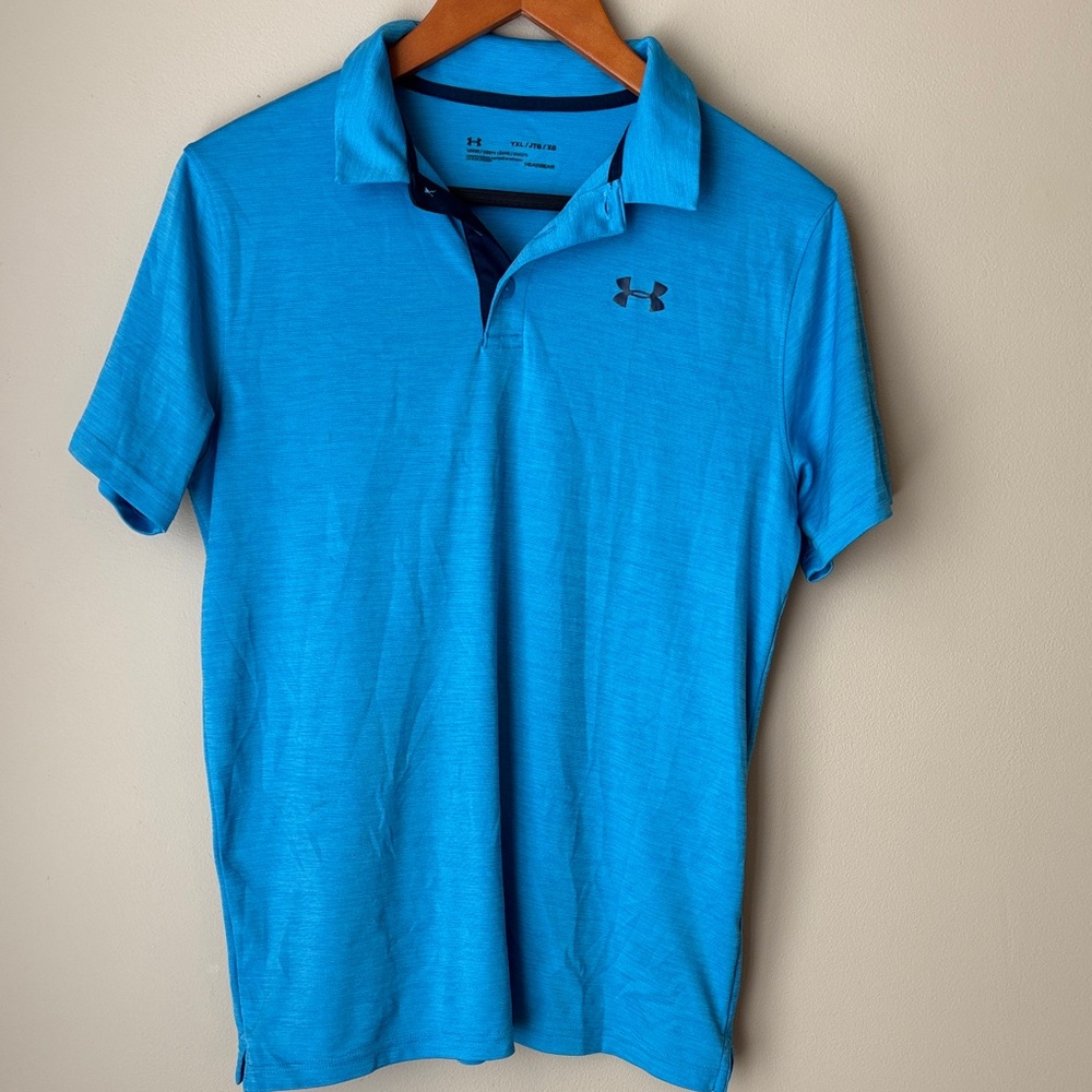 Under Armour Men's Blue Polo Shirt